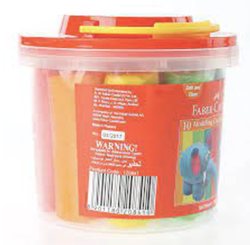 Faber Castell Modelling Clay 10s 250g Bucket 377910